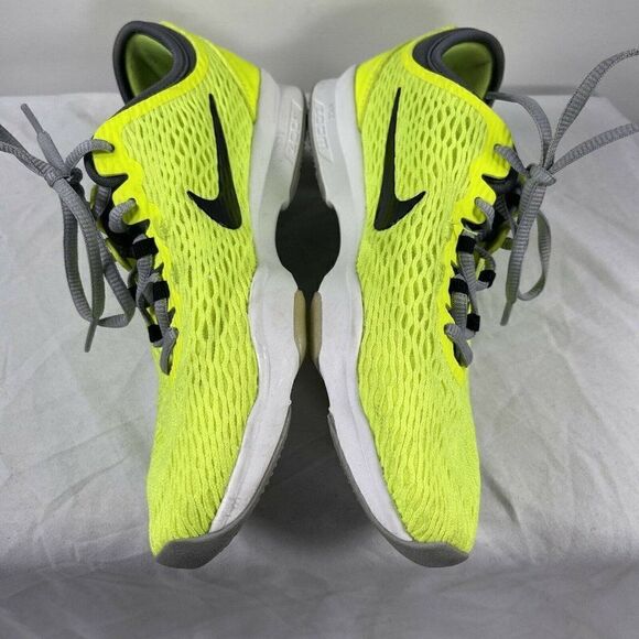 Nike Womens Zoom Fit Training Running Volt Green/Black Athletic Shoe Size 5.5 - Picture 6 of 9